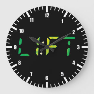 Motivational Bodybuilding Gym Large Clock