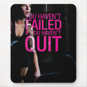 Motivational Bodybuilding Gym Mouse Pad