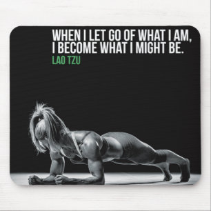 Motivational Bodybuilding Gym Mouse Pad