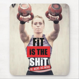 Motivational Bodybuilding Gym Mouse Pad