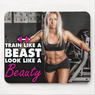 Motivational Bodybuilding Gym Mouse Pad