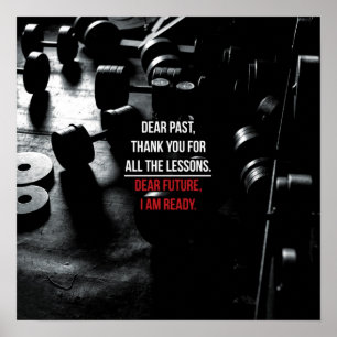 Motivational Bodybuilding Gym Poster