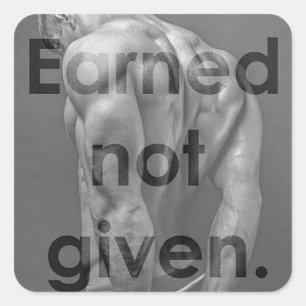 Motivational Bodybuilding Gym Sticker