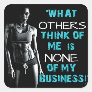 Motivational Bodybuilding Gym Sticker