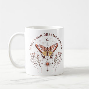 Motivational Boho Butterfly Coffee Mug