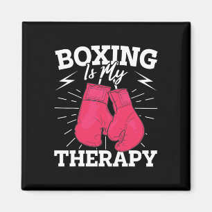 Motivational Boxing Design For Pionate Fighters Magnet