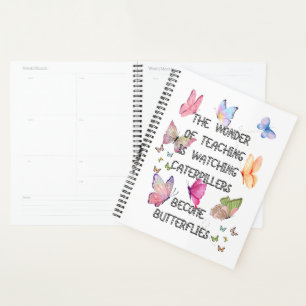 Motivational Butterfly  Planner for Teachers