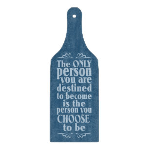 Motivational CHOICE cutting board