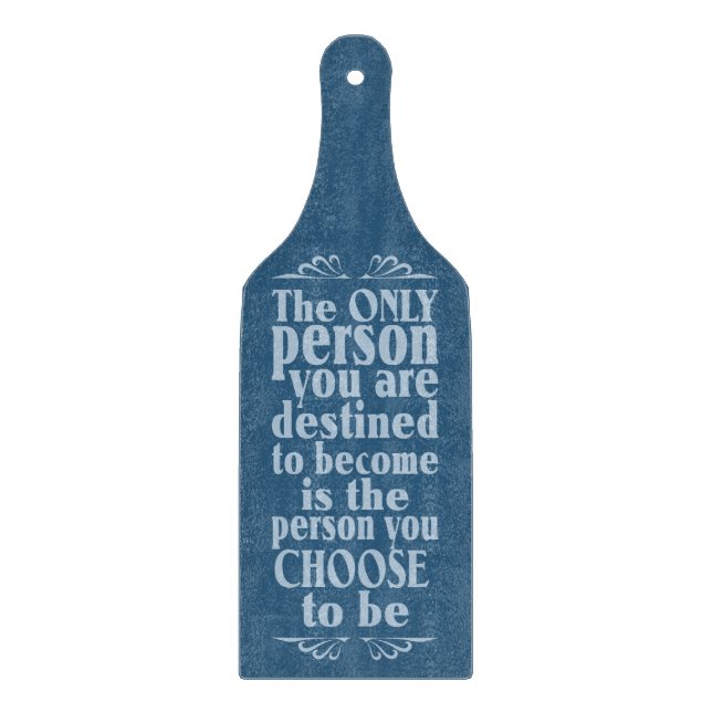 Motivational CHOICE cutting board (Front)