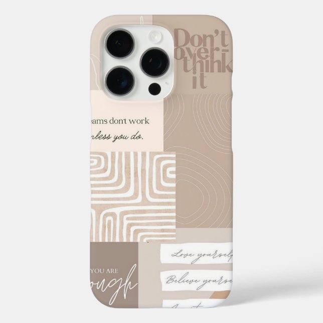 Motivational Collage Case-Mate iPhone Case (Back)