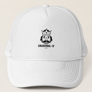 Motivational Crushing It Daily Hustle Mindset Succ Trucker Hat