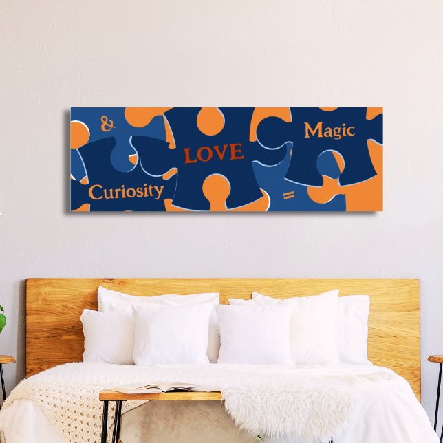 Motivational Curiosity & LOVE = Magic Puzzle Poster (Motivational Curiosity & LOVE = Magic Puzzle Poster)
