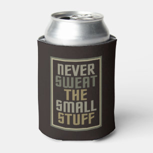 Motivational custom monogram drink coolers
