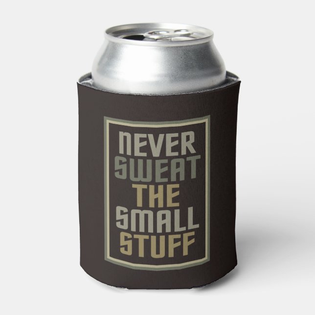 Motivational custom monogram drink coolers (Can Front)