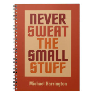 Motivational custom name notebook