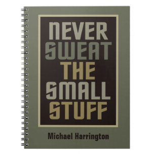 Motivational custom name notebook