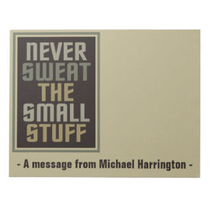 Motivational custom name notepad