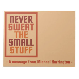 Motivational custom name notepad