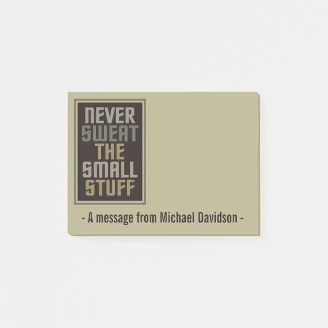 Motivational custom Post-It notes (Front)