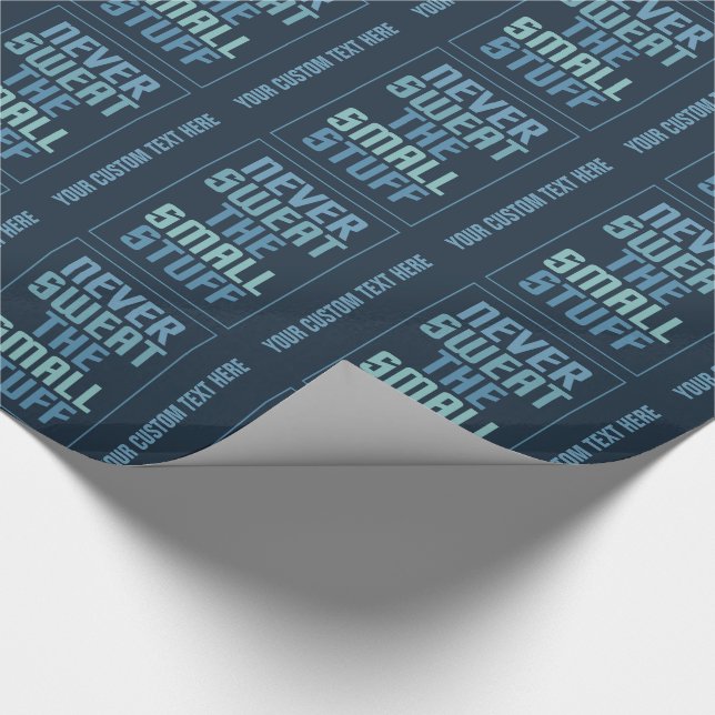 Motivational custom wrapping paper (Corner)