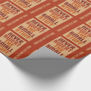 Motivational custom wrapping paper