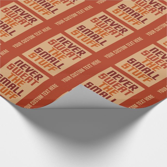 Motivational custom wrapping paper (Corner)
