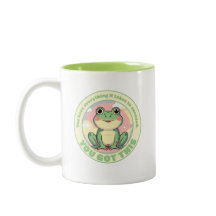 Motivational Cute Frog Design - You Got This!