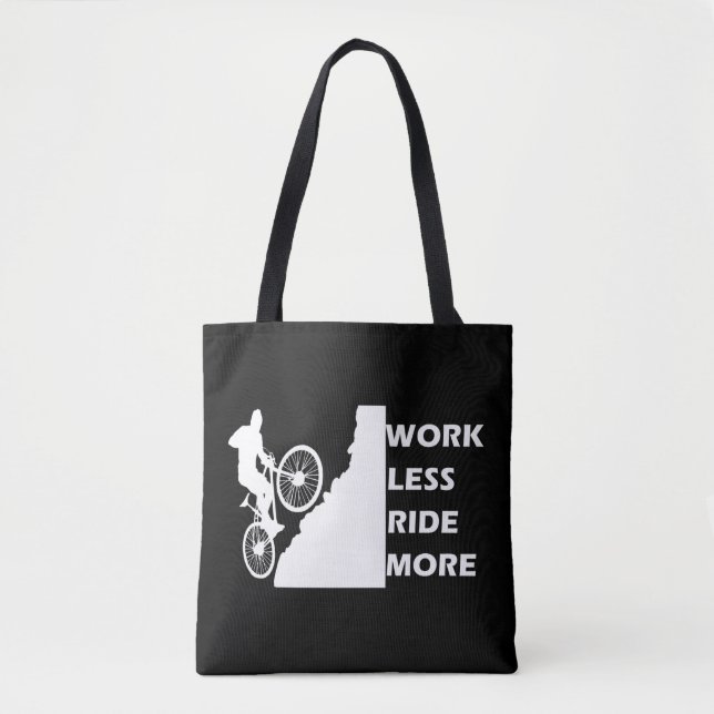 Motivational cycling tote bag (Front)