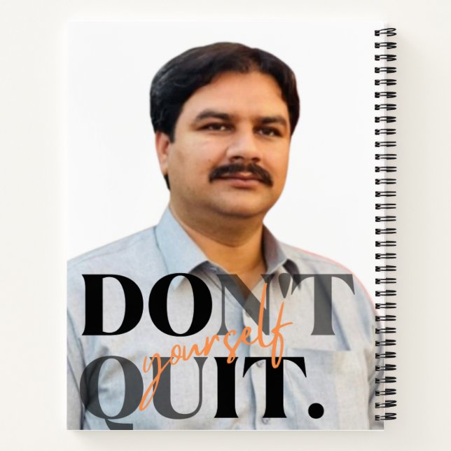 Motivational Diary Design Notebook (Back)