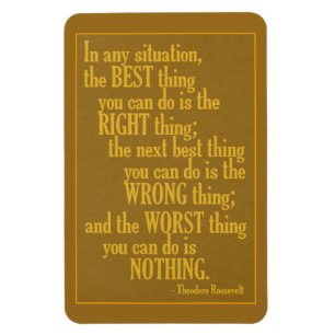 Motivational “Do Something” Quote magnet