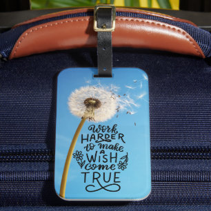 Motivational Dream Chaser Luggage Tag