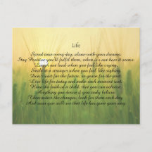 Motivational Encouragement Postcard