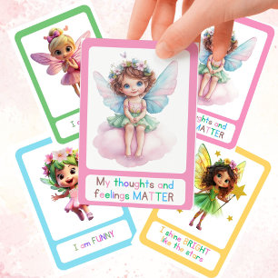 Motivational Fairy Affirmation Lunchbox Kids Cards
