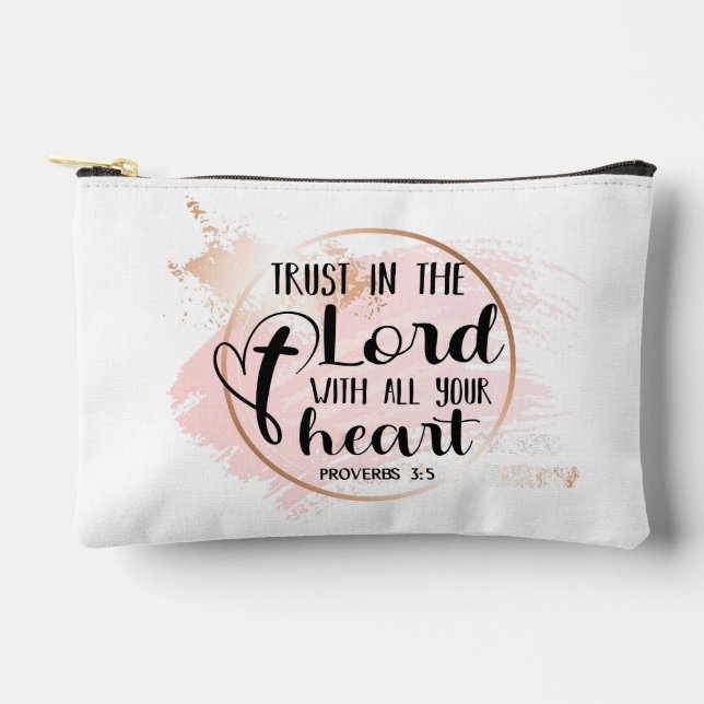 Motivational Faith Accessory Pouch (Front)