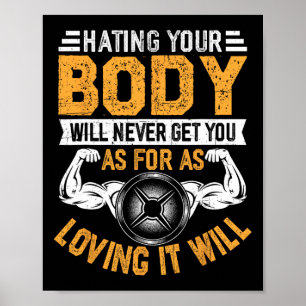 Motivational Fitness Bodybuilding Workout Gym Quot Poster