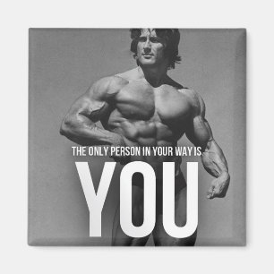Motivational Fitness Gym Magnet