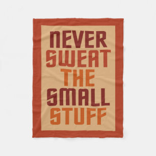 Motivational fleece blankets
