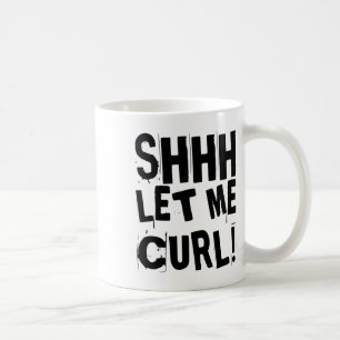 Motivational Funny Gym Humour Biceps Gains Shhh Le Coffee Mug