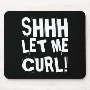 Motivational Funny Gym Humour Biceps Gains Shhh Le Mouse Pad