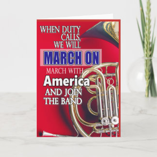 Motivational Gifts for Marching Bands Card