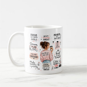 Motivational Girl Mug Design   Inspirational Quote