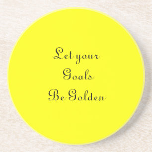 Motivational goals coasters