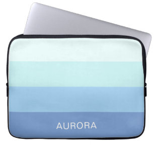 Motivational Gradient Custom with Name - Laptop Sleeve