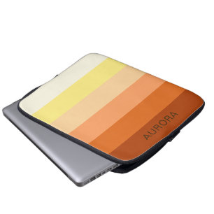 Motivational Gradient Custom with Name - Laptop Sleeve