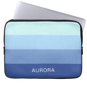 Motivational Gradient Custom with Name -  Laptop Sleeve