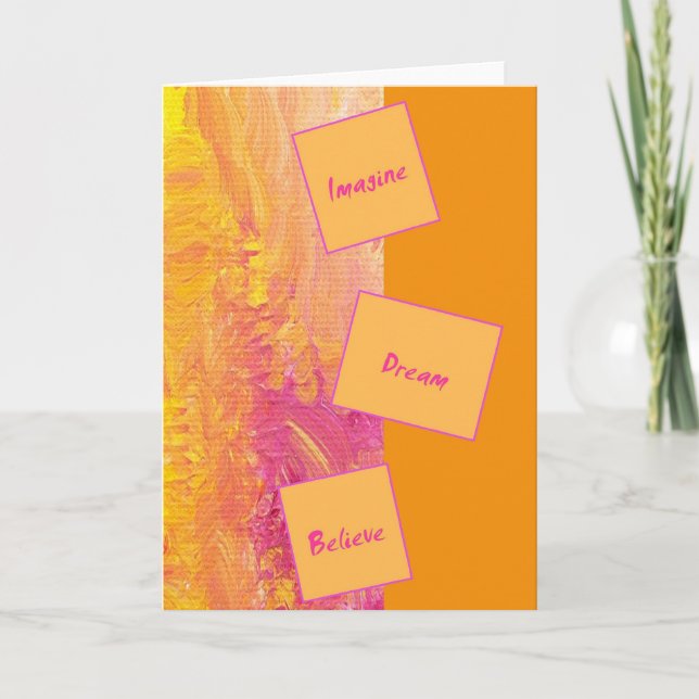 Motivational Greeting Card (Front)