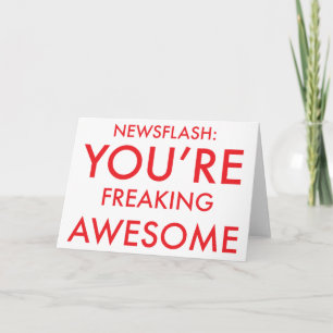 Motivational greetings card