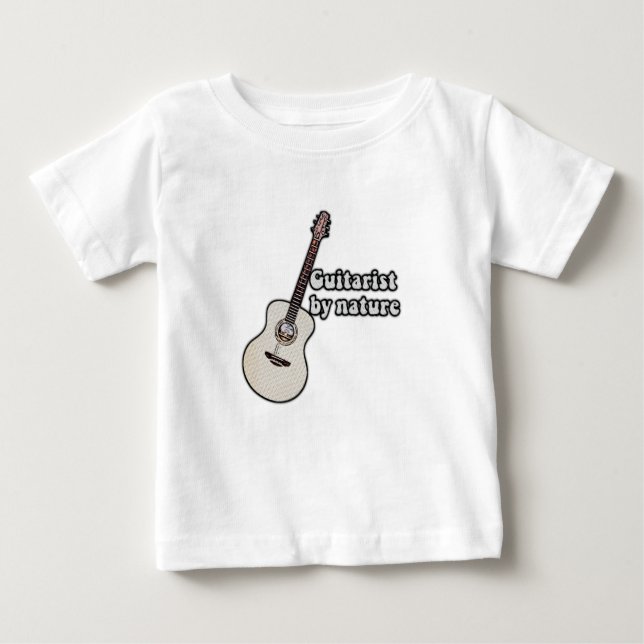 motivational guitar quote for guitarists baby T-Shirt (Front)
