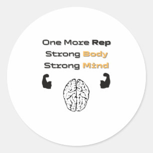 Motivational Gym And Fitness. Sticker