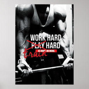 Motivational Gym Poster - Bodybuilding, Lifting